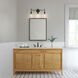 Asheville 3 Light 25 inch Matte Black Vanity Light Wall Light